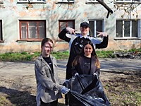 Участие в субботнике